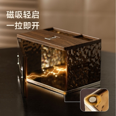 纸巾盒桌面多功能批发客厅高颜值轻奢纸抽盒创意遥控器收纳抽纸盒